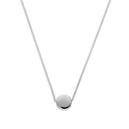 Sterlingsilber Rund Scheibe 40,5 cm Halskette