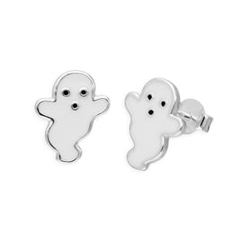 Sterlingsilber Weißer Geist Ohrstecker