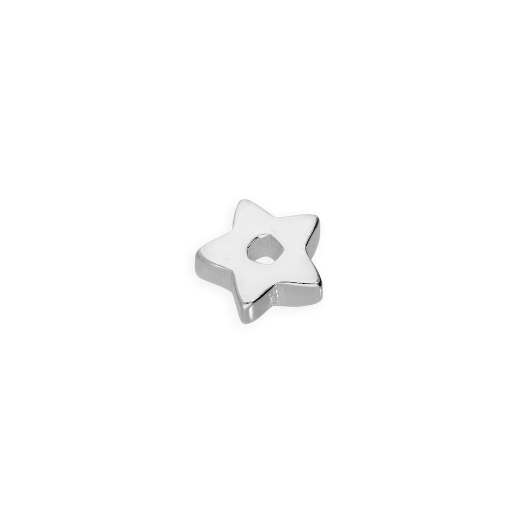 Sterlingsilber Schwebend Gewebt Pentagramm Stern Anhänger