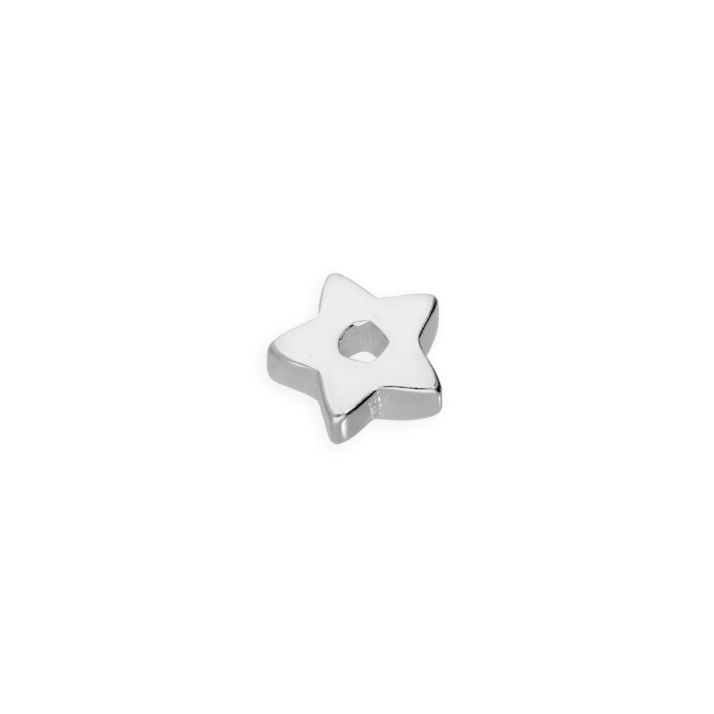 Sterlingsilber Schwebend Gewebt Pentagramm Stern Anhänger