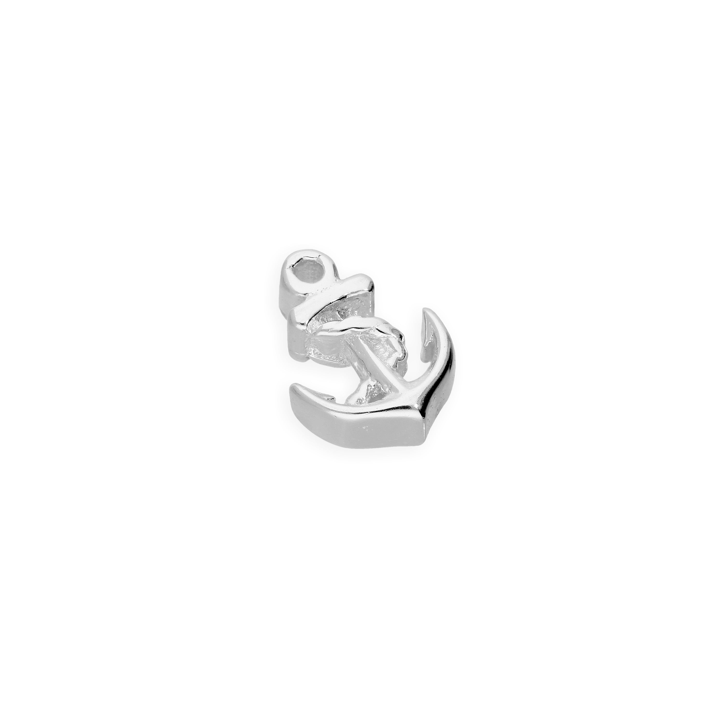 Sterlingsilber Schwebend Seil & Anker Anhänger