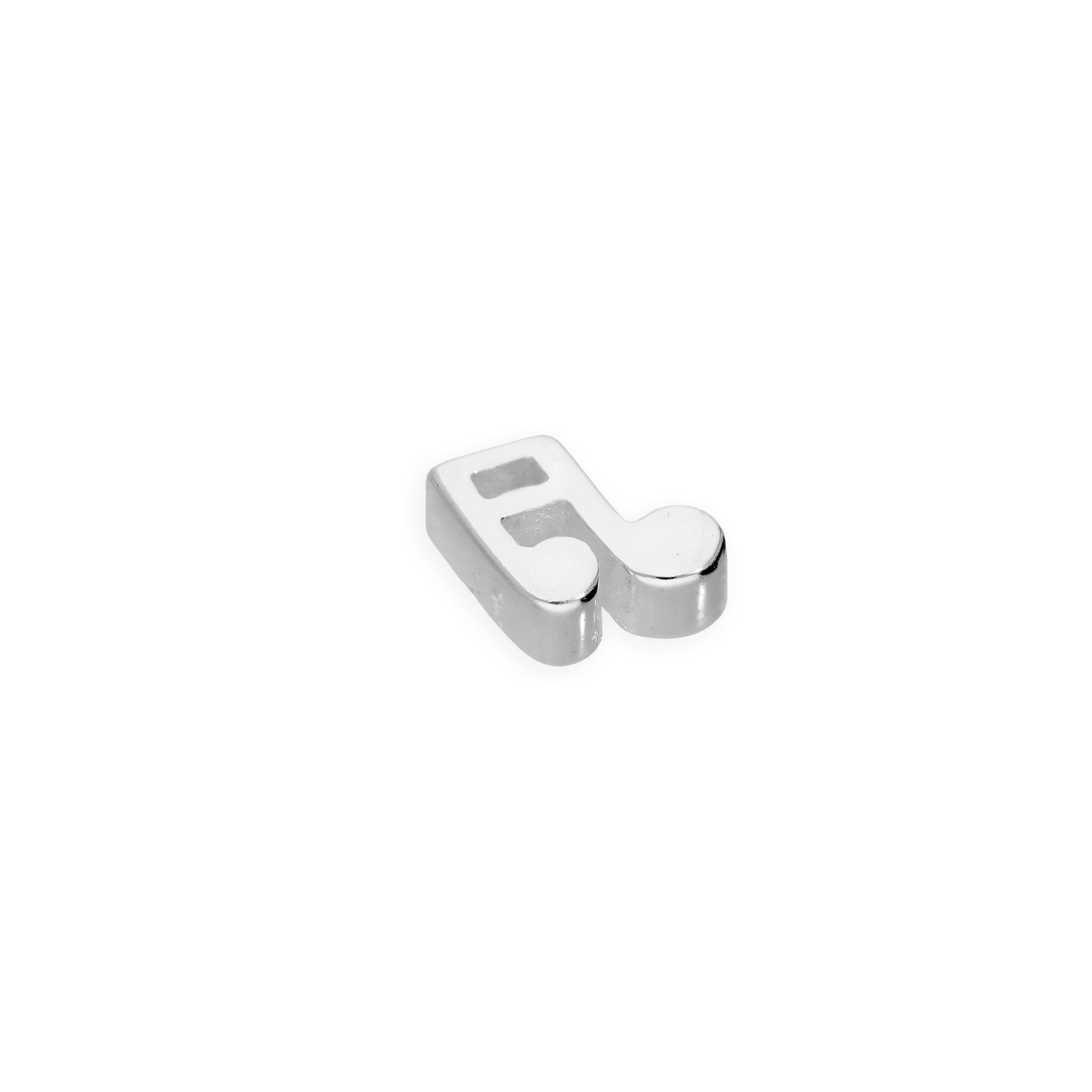 Sterlingsilber Schwebend Musik Note Anhänger