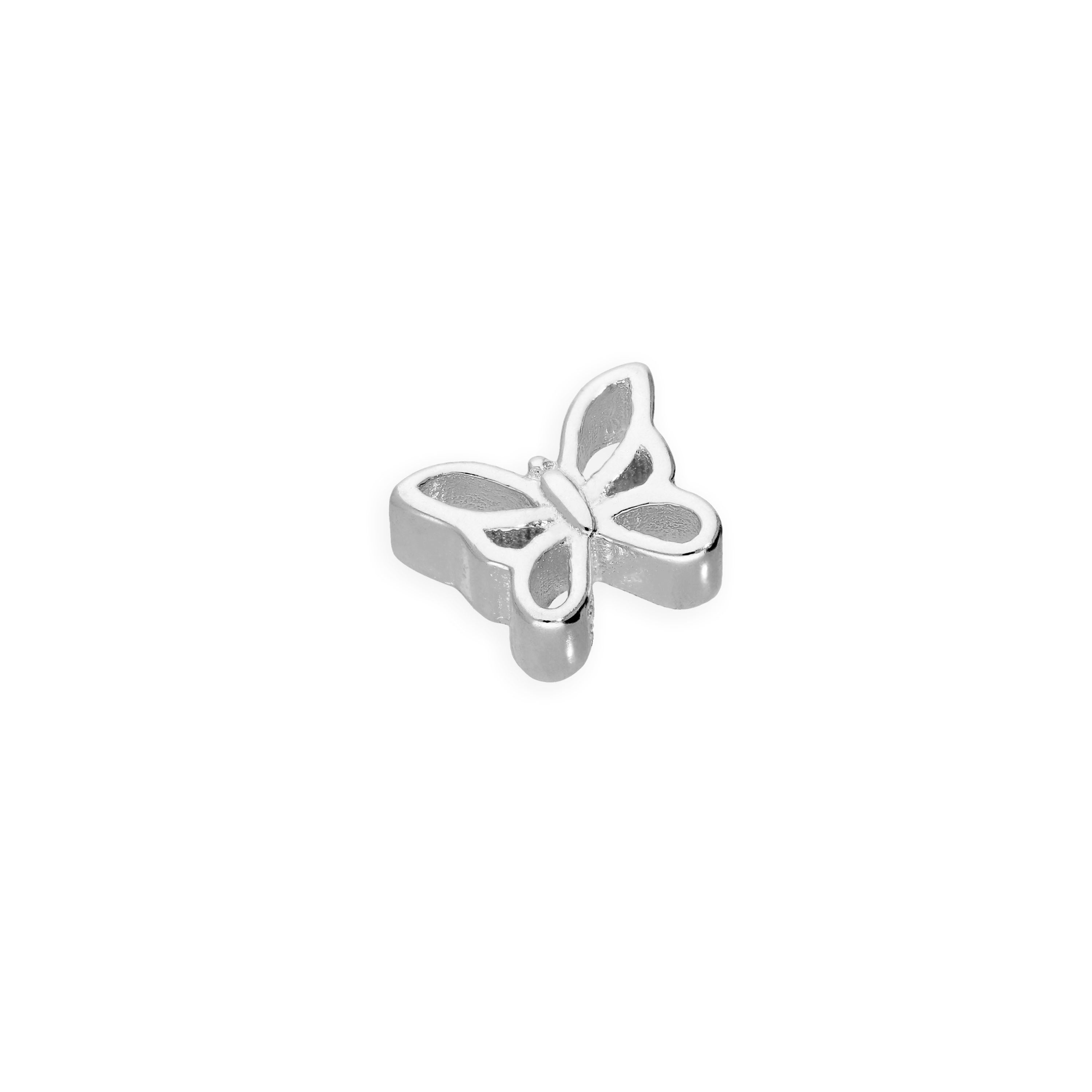 Sterlingsilber Schwebend Offen Schmetterling Anhänger