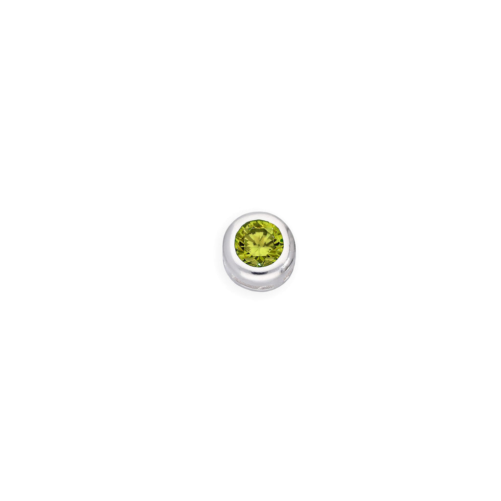 Floating-Charms aus Sterlingsilber mit Zirkonia-Geburtssteinen