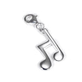 Clip-Charm aus Sterlingsilber mit Musiknote