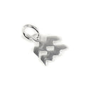 Klein Sterlingsilber 2D Wassermann Symbol Anhänger