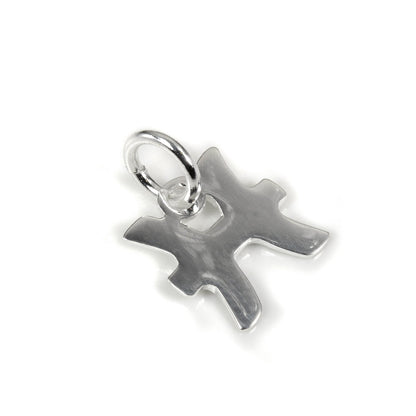 Kleine Sterling Silber 2D Tierkreiszeichen Charms