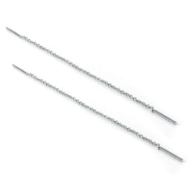 Sterlingsilber 12 mm Stange Einfädel Durchzieher Belcher Kette Ohrringe