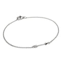 Fein Leicht Sterlingsilber 18 cm Pfeil Armband mit Karabinerverschluss