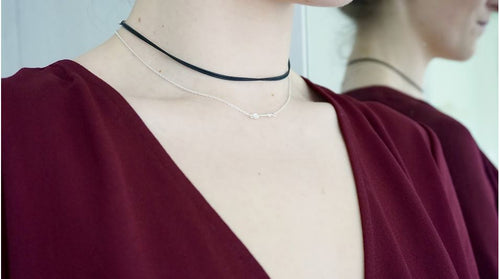 Sterlingsilber 40,5 cm Pfeil Halskette Kette