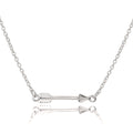 Sterlingsilber 40,5 cm Pfeil Halskette Kette