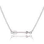 Sterlingsilber 40,5 cm Pfeil Halskette Kette