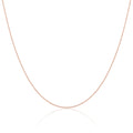 Roségold plattierte Sterlingsilber feine Diamantschliff-Panzerkette 14 - 32 Zoll