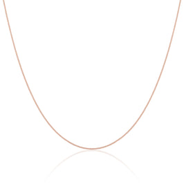 Roségold plattierte Sterlingsilber feine Diamantschliff-Panzerkette 14 - 32 Zoll