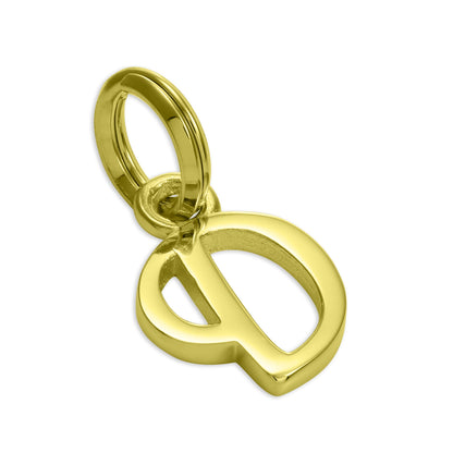 Vergoldetes Sterlingsilber, Buchstabenanhänger A-Z