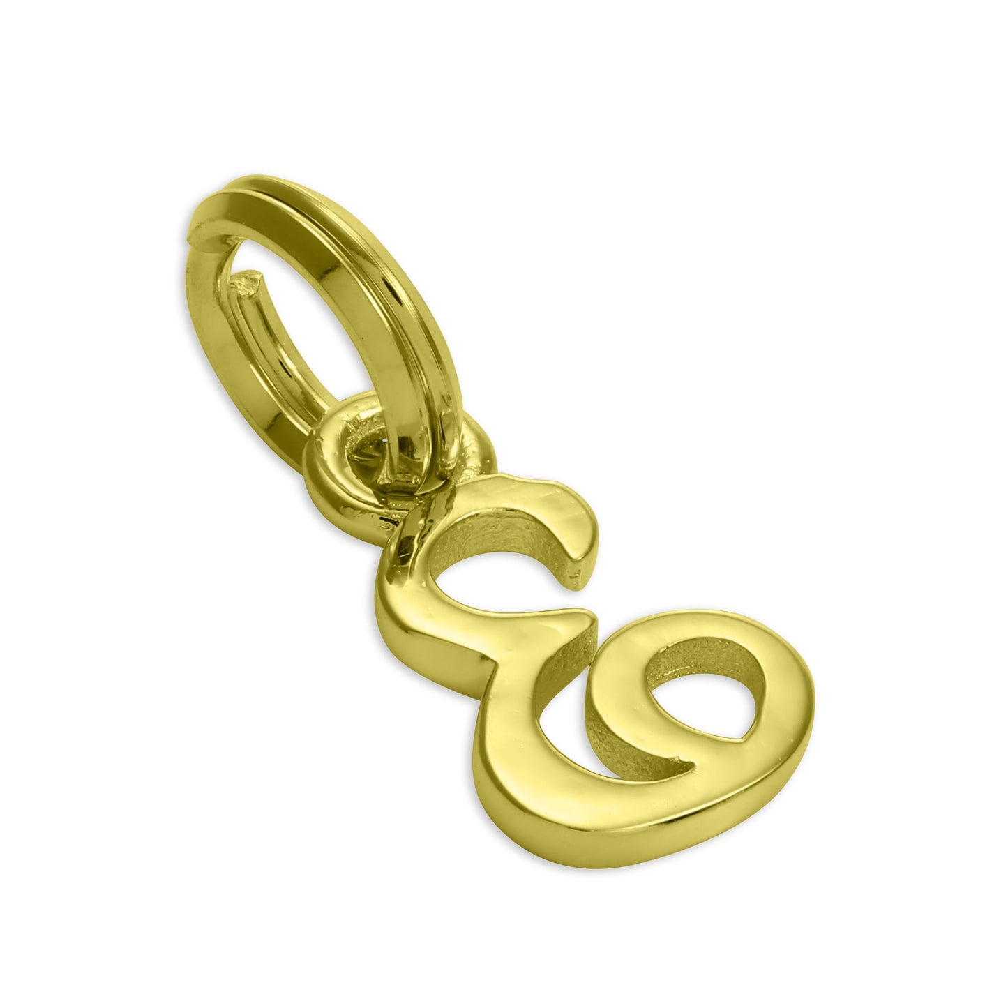 Vergoldetes Sterlingsilber, Buchstabenanhänger A-Z