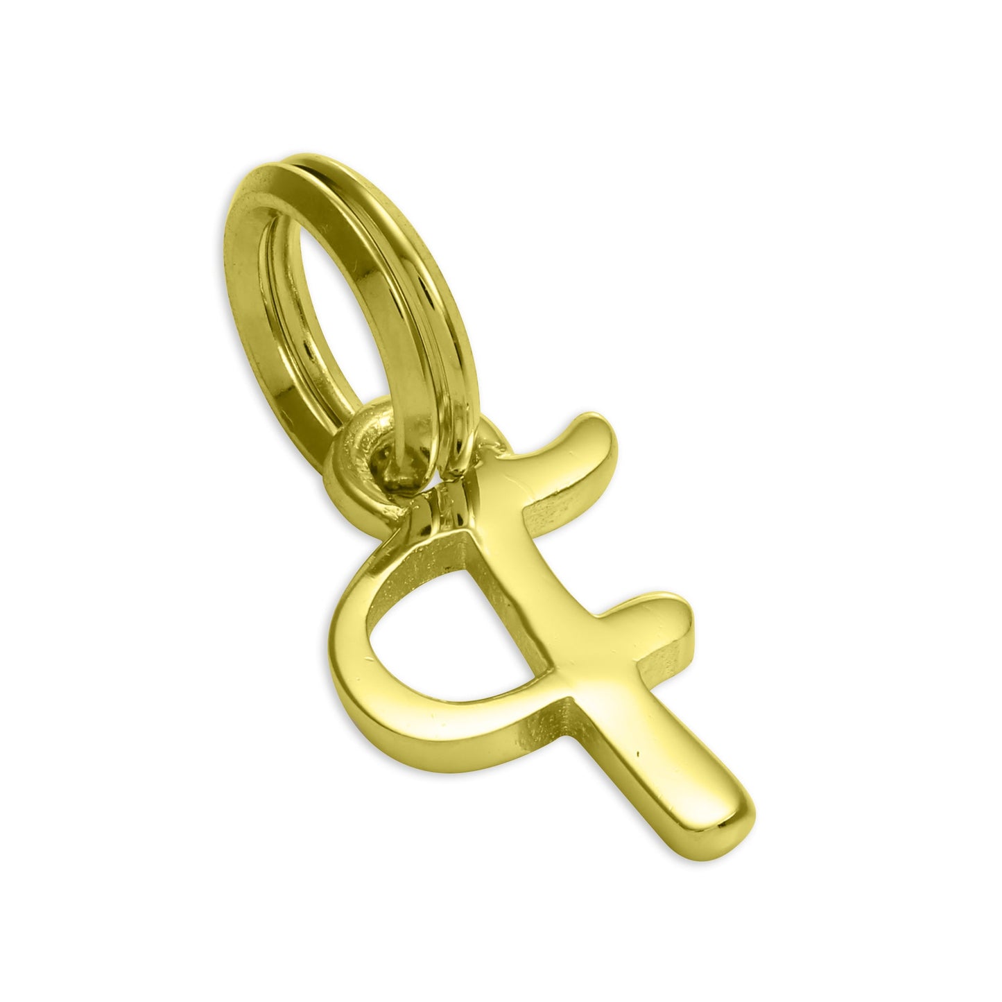 Vergoldetes Sterlingsilber, Buchstabenanhänger A-Z