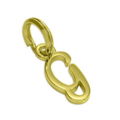 Vergoldetes Sterlingsilber, Buchstabenanhänger A-Z