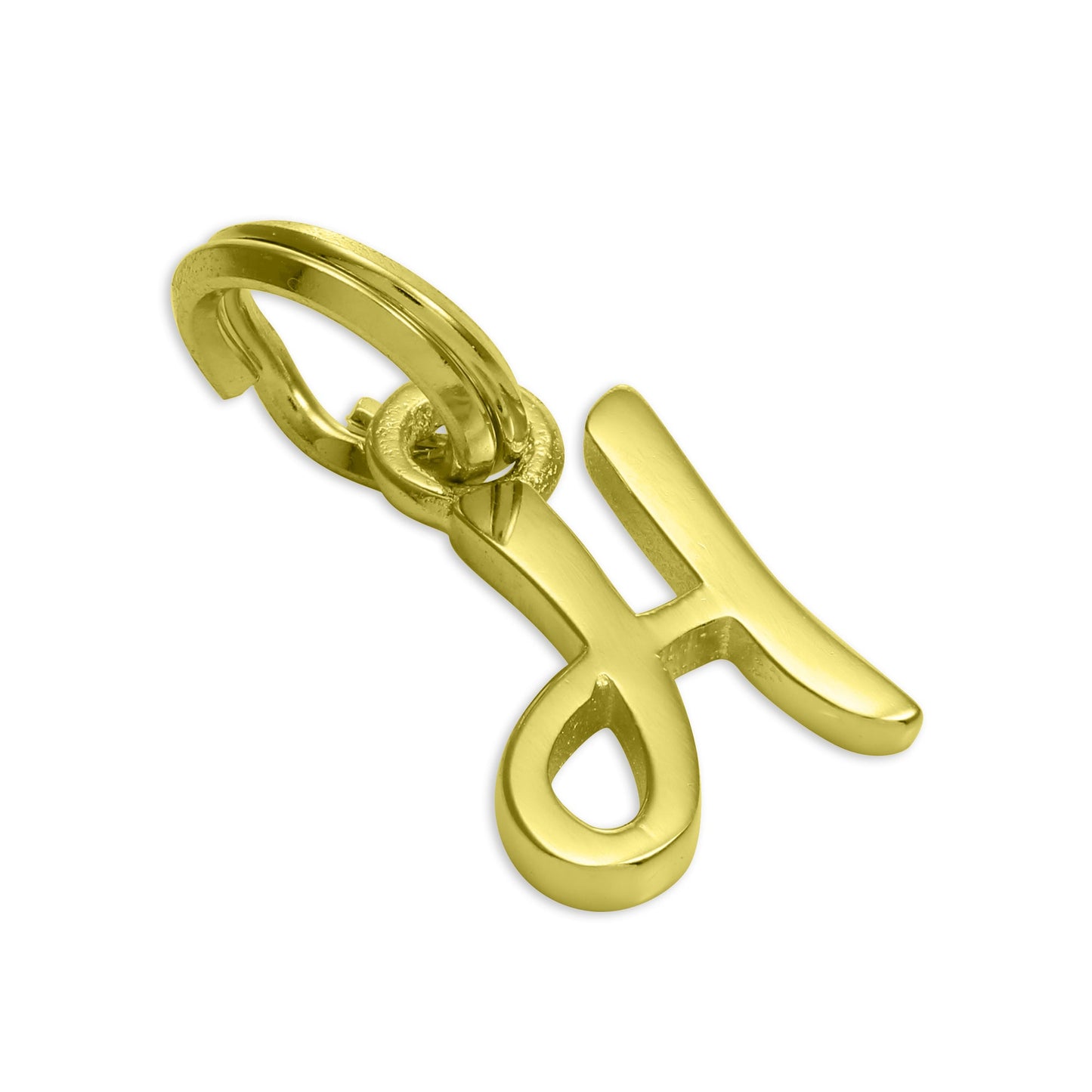 Vergoldetes Sterlingsilber, Buchstabenanhänger A-Z