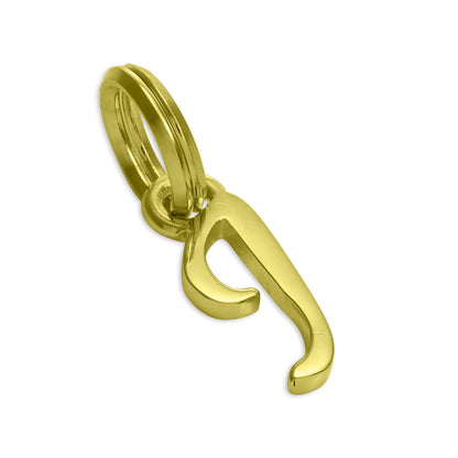 Vergoldetes Sterlingsilber, Buchstabenanhänger A-Z