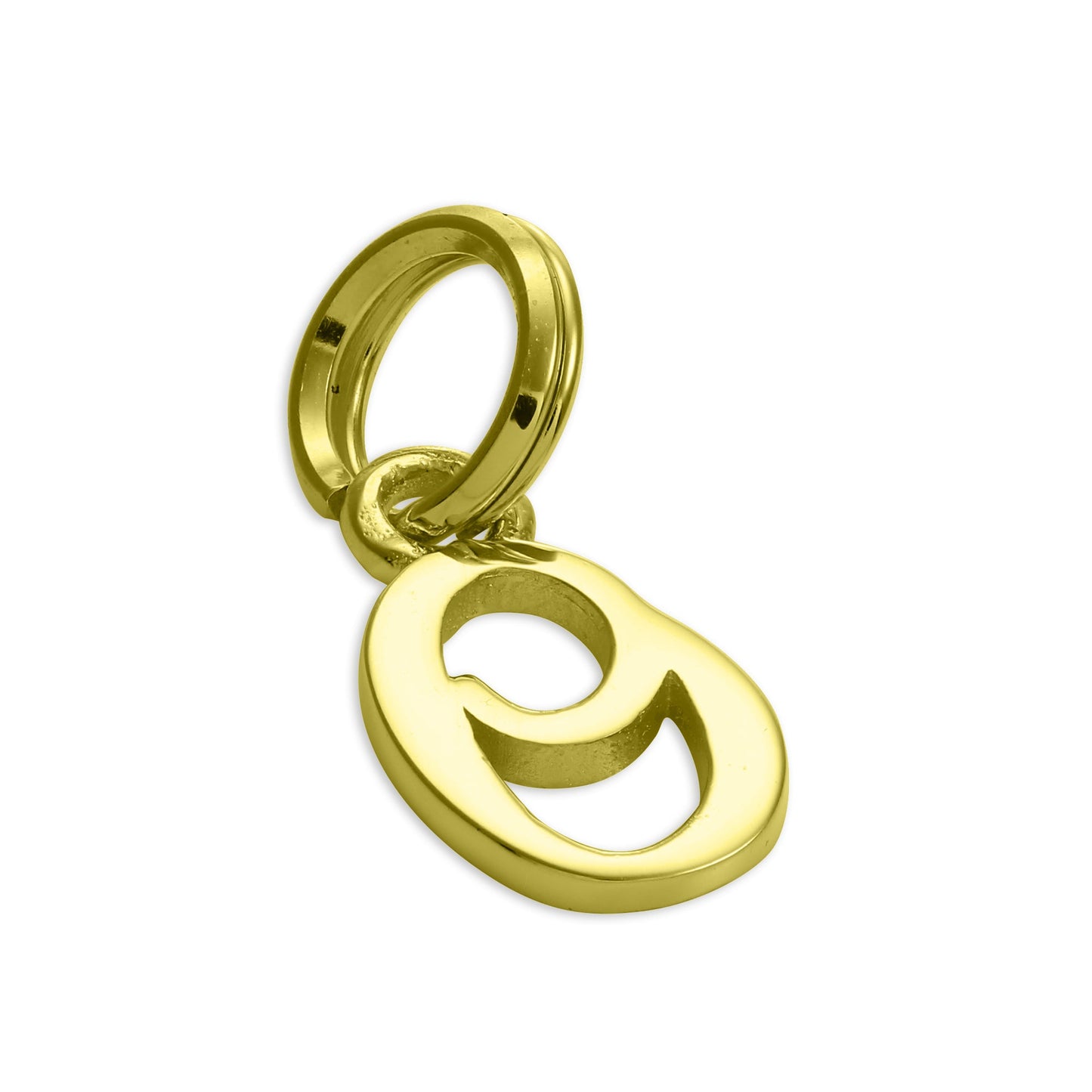 Vergoldetes Sterlingsilber, Buchstabenanhänger A-Z