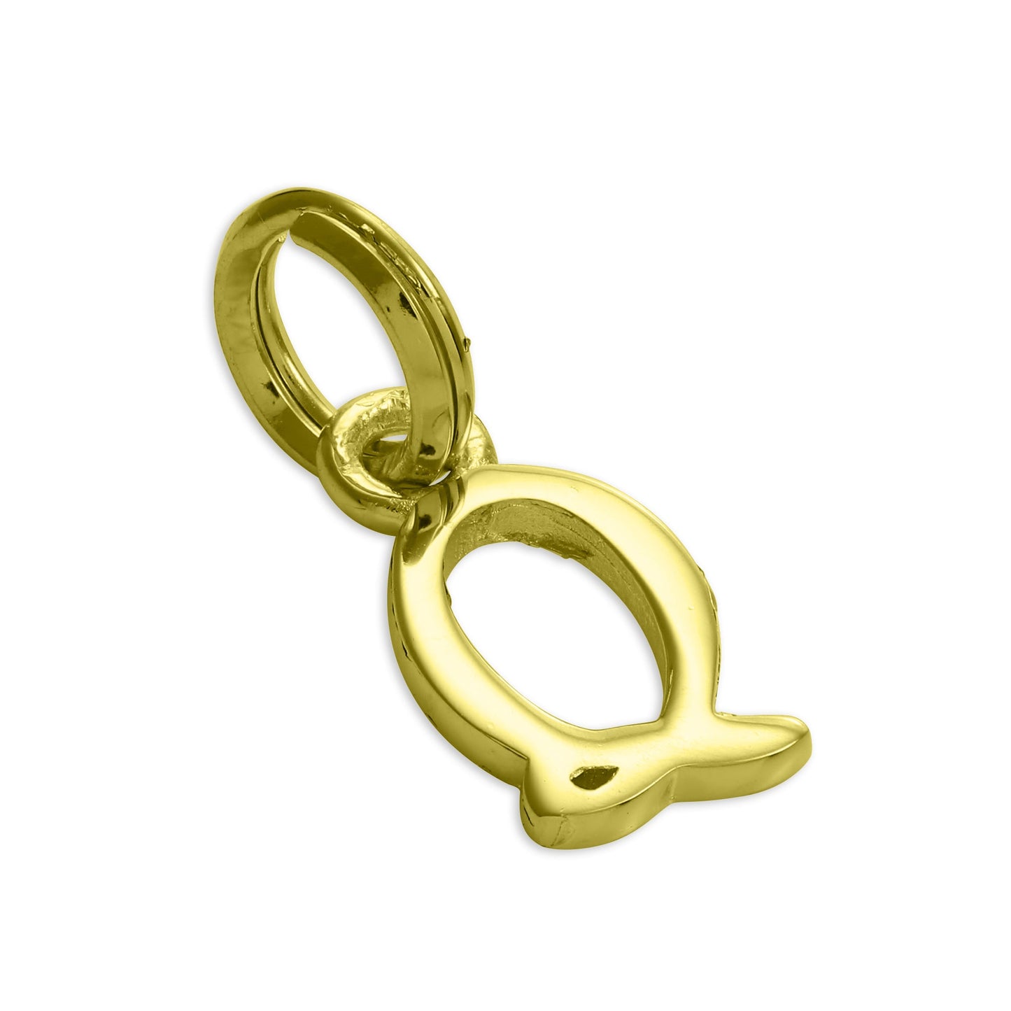 Vergoldetes Sterlingsilber, Buchstabenanhänger A-Z