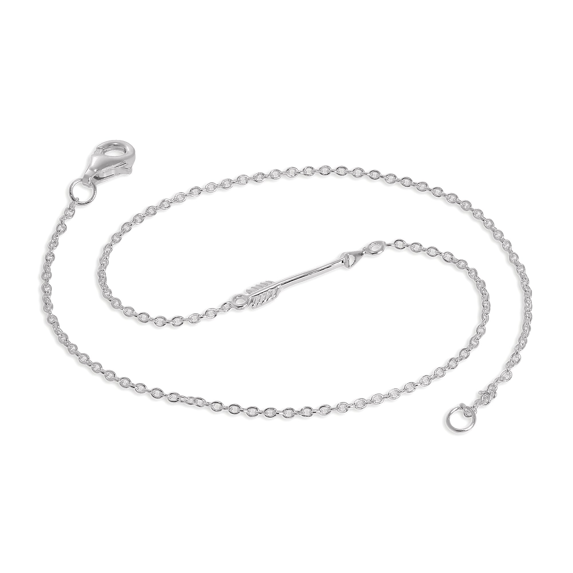 Sterlingsilber Pfeil Fußkette