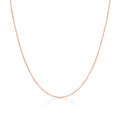 Feine Ankerkette aus rosévergoldetem Sterlingsilber, 40 - 70 cm