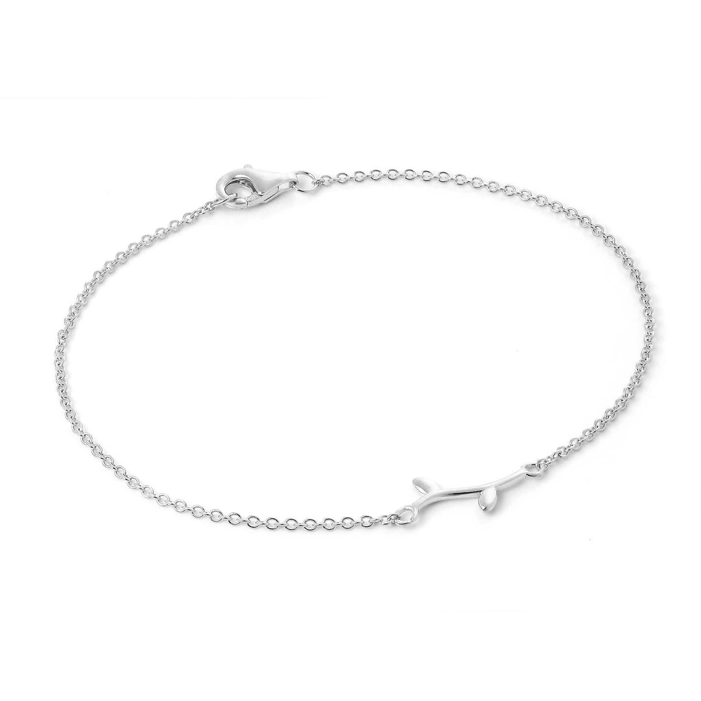 Fein Sterlingsilber Baumzweig Armband