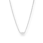 Sterlingsilber Flügel Halskette mit 45,5 cm Kette