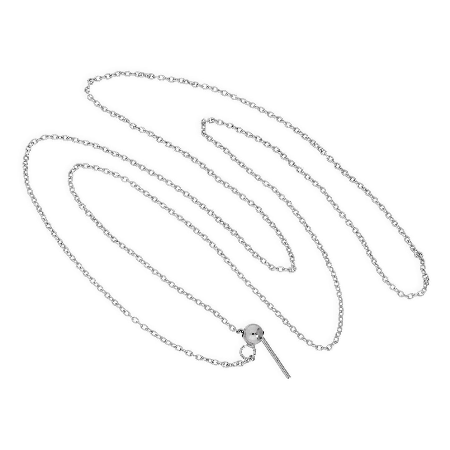 Sterlingsilber Verstellbar Halsband bis 51cm Belcher Kette Halskette mit Schiebekugelverschluss