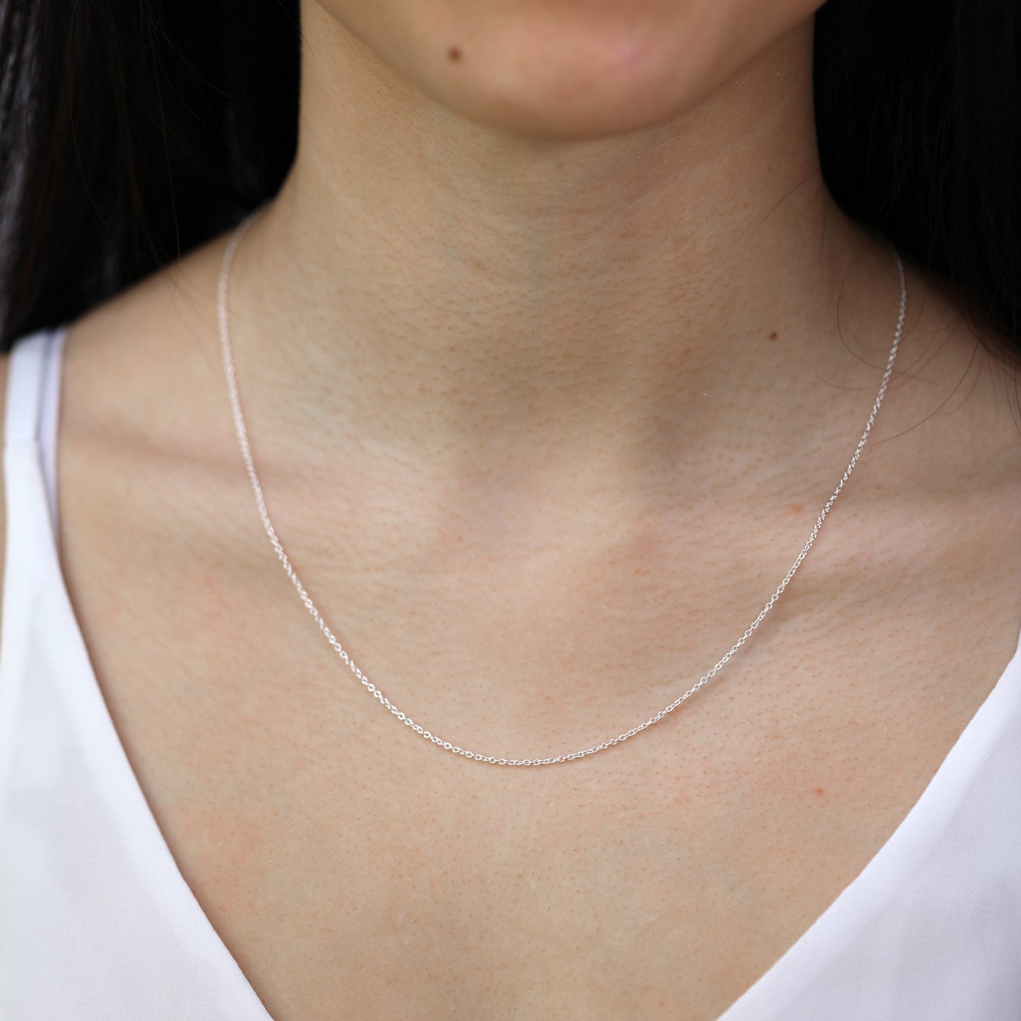 Sterlingsilber Verstellbar Halsband bis 51cm Belcher Kette Halskette mit Schiebekugelverschluss