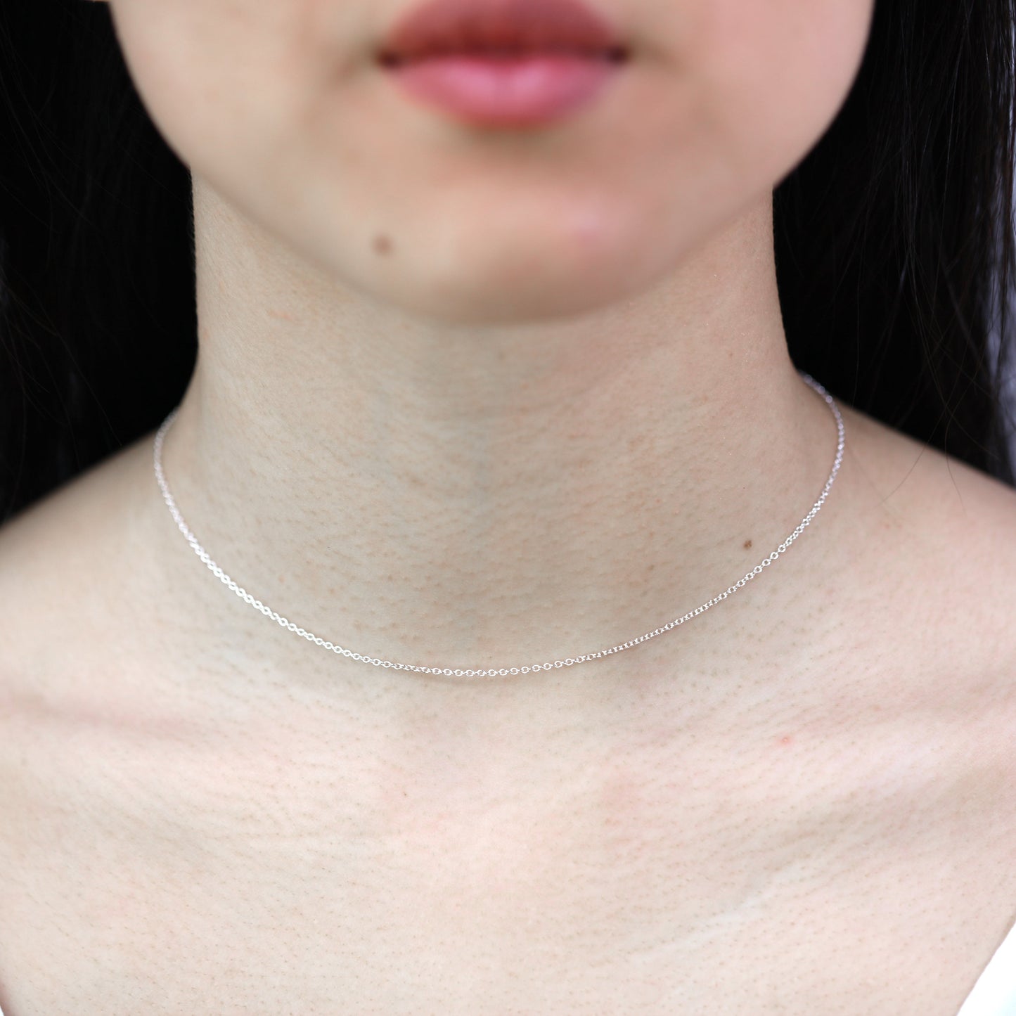 Sterlingsilber Verstellbar Halsband bis 51cm Belcher Kette Halskette mit Schiebekugelverschluss