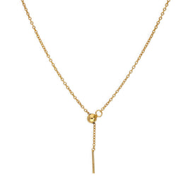 Vergoldet Sterlingsilber Verstellbar Halsband bis 51 cm Belcher Kette mit Schiebekugelverschluss