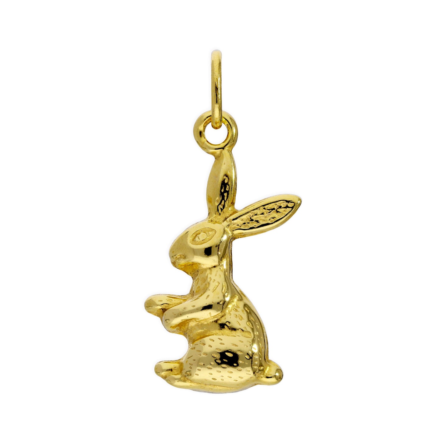 9 Karat Gold Hase Anhänger