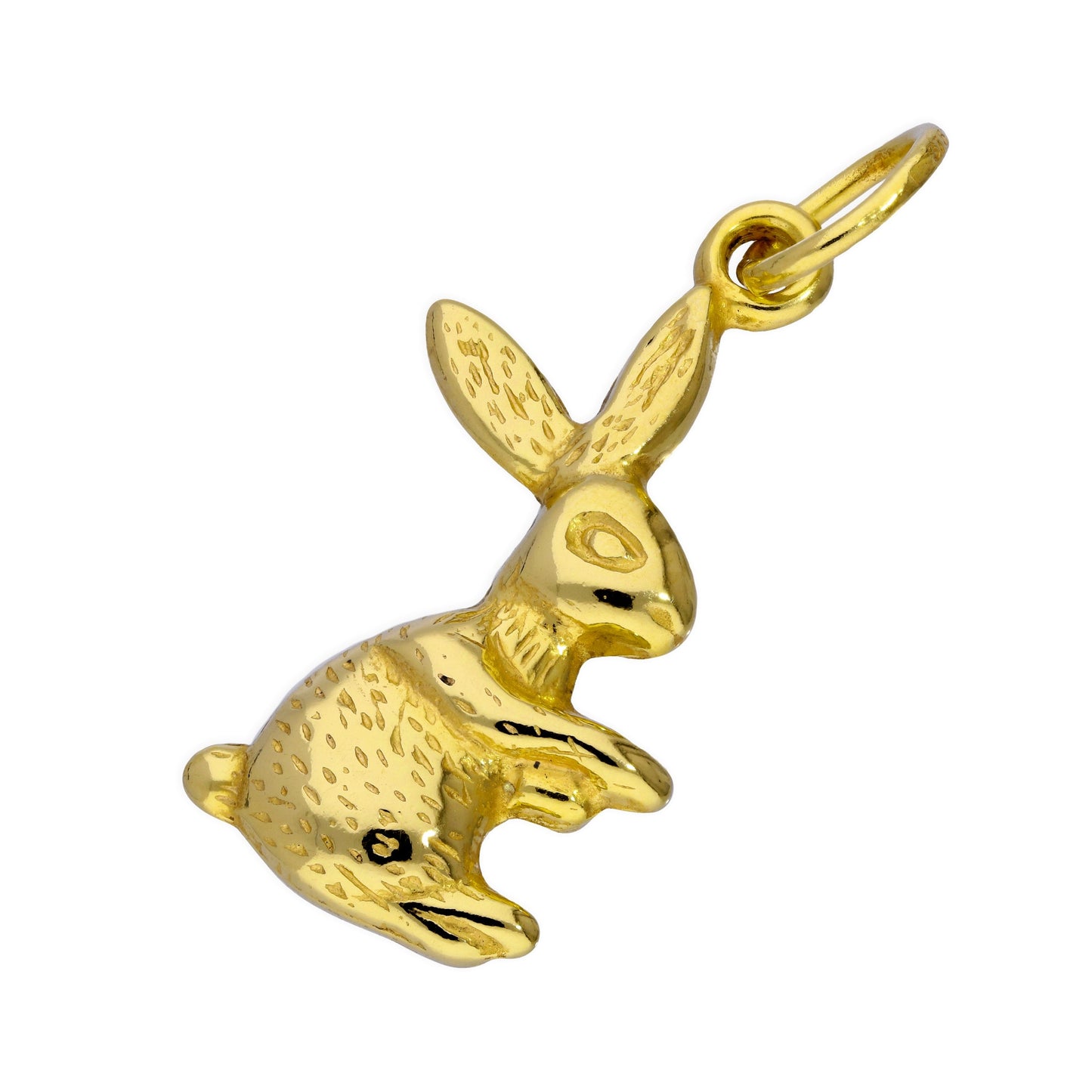 9 Karat Gold Hase Anhänger