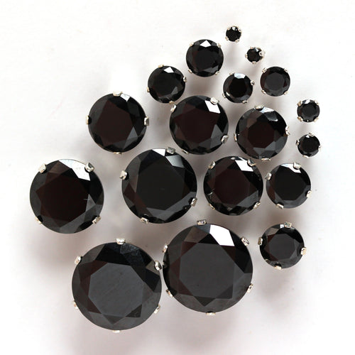 Sterlingsilber Runde CZ Ohrstecker