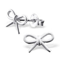 Sterlingsilber Hübsche Schleife Ohrstecker