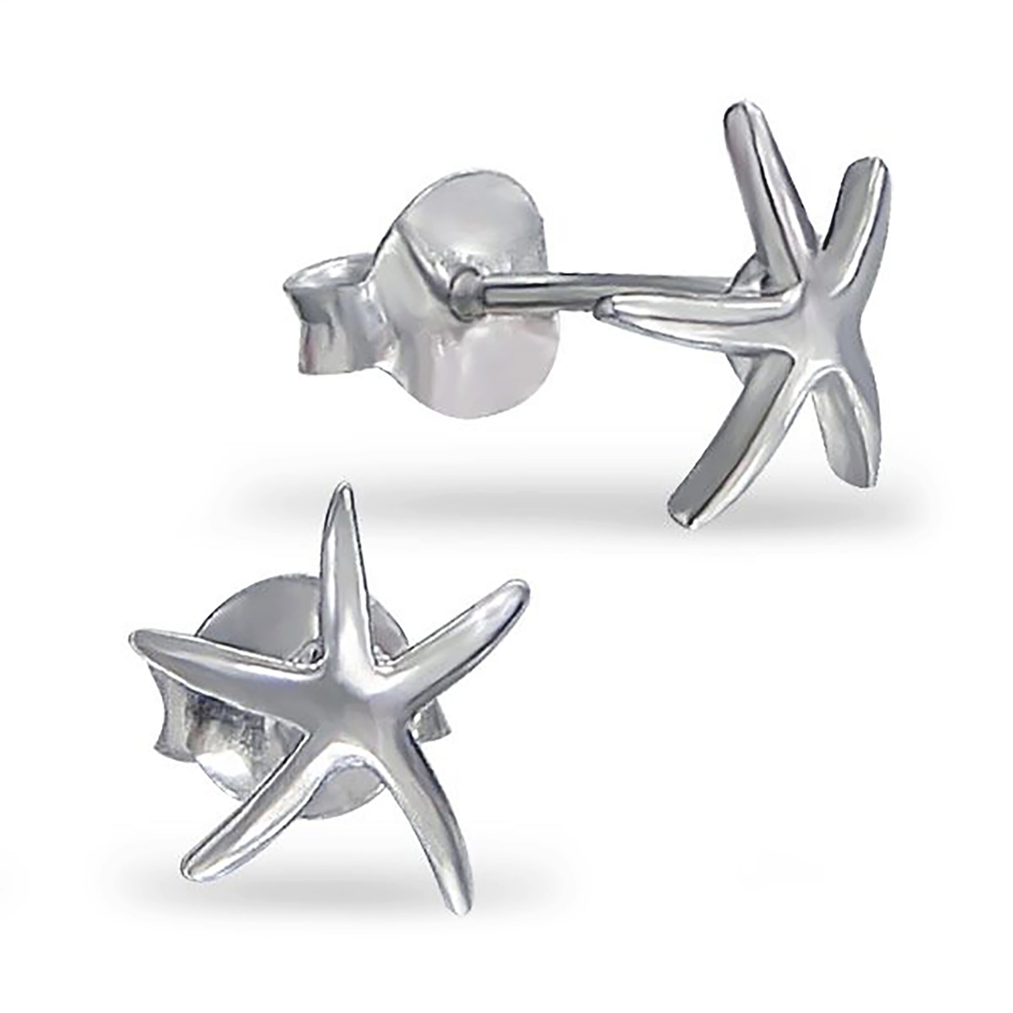 Sterlingsilber Seestern Ohrstecker