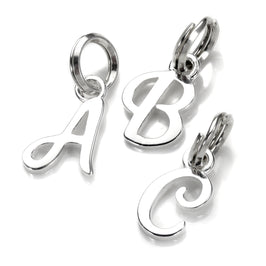Sterlingsilber Schriftzug-Anhänger