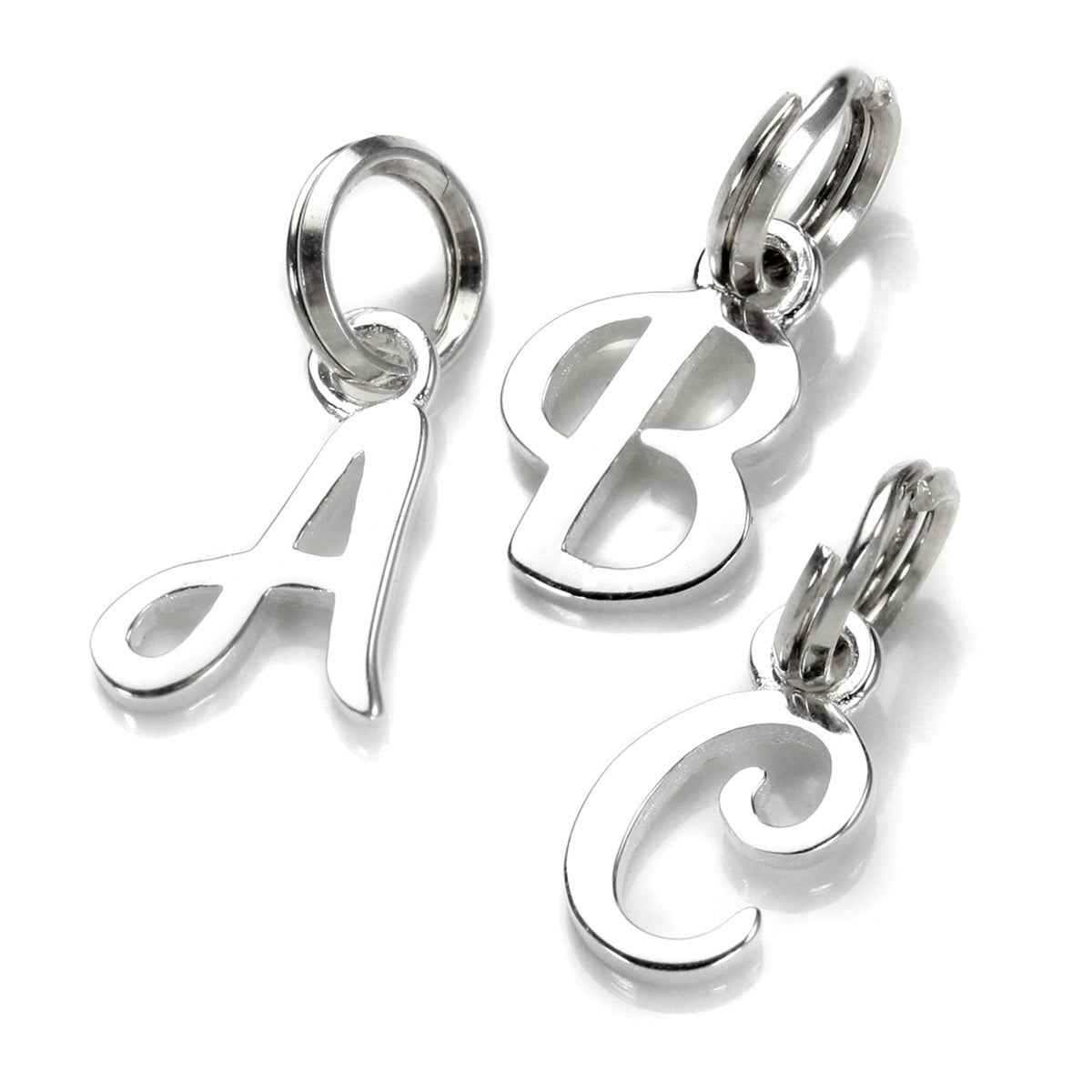 Sterlingsilber Schriftzug-Anhänger