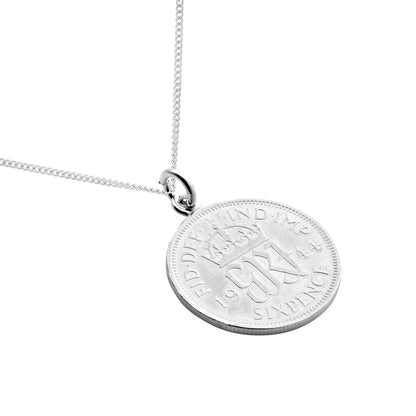 Halskette mit Glücksbringer-Anhänger aus Sterlingsilber