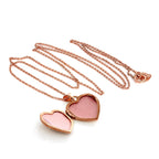 9 Karat Roségold Graviert Herzmedaillon