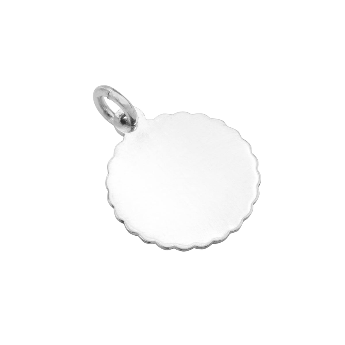 Personalisierter Sterlingsilber-Charm im klassischen Keks-Design