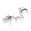 Ohrstecker aus Sterlingsilber mit großem Delfin