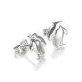 Sterlingsilber Pinguin Ohrstecker