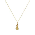 Halskette mit Handanhänger aus 9 Karat Gold, 40–50 cm