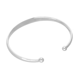Sterlingsilber Gravierbar 63 mm Erwachsene Torque Armreif