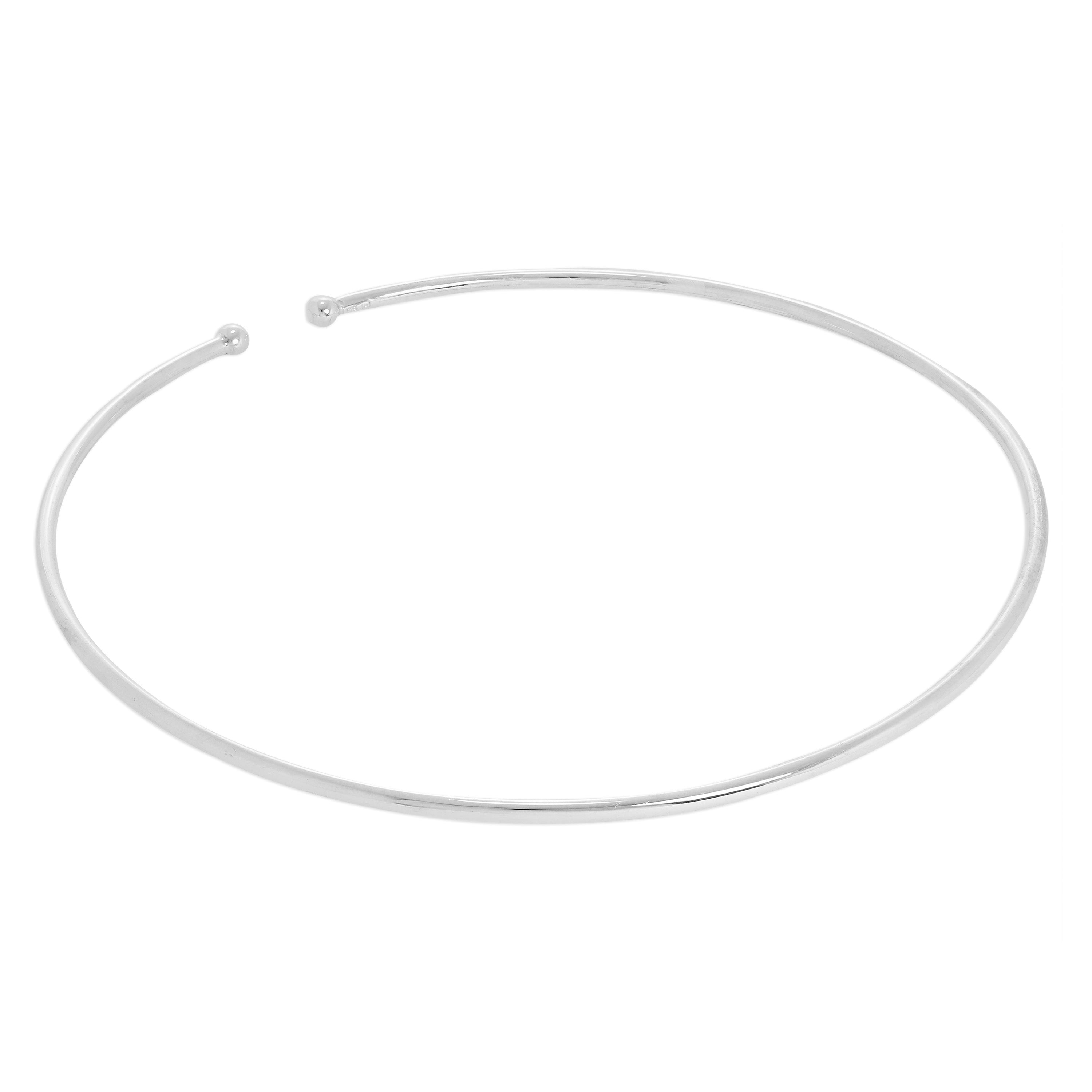 Sterlingsilber 13 cm Torque Halsband