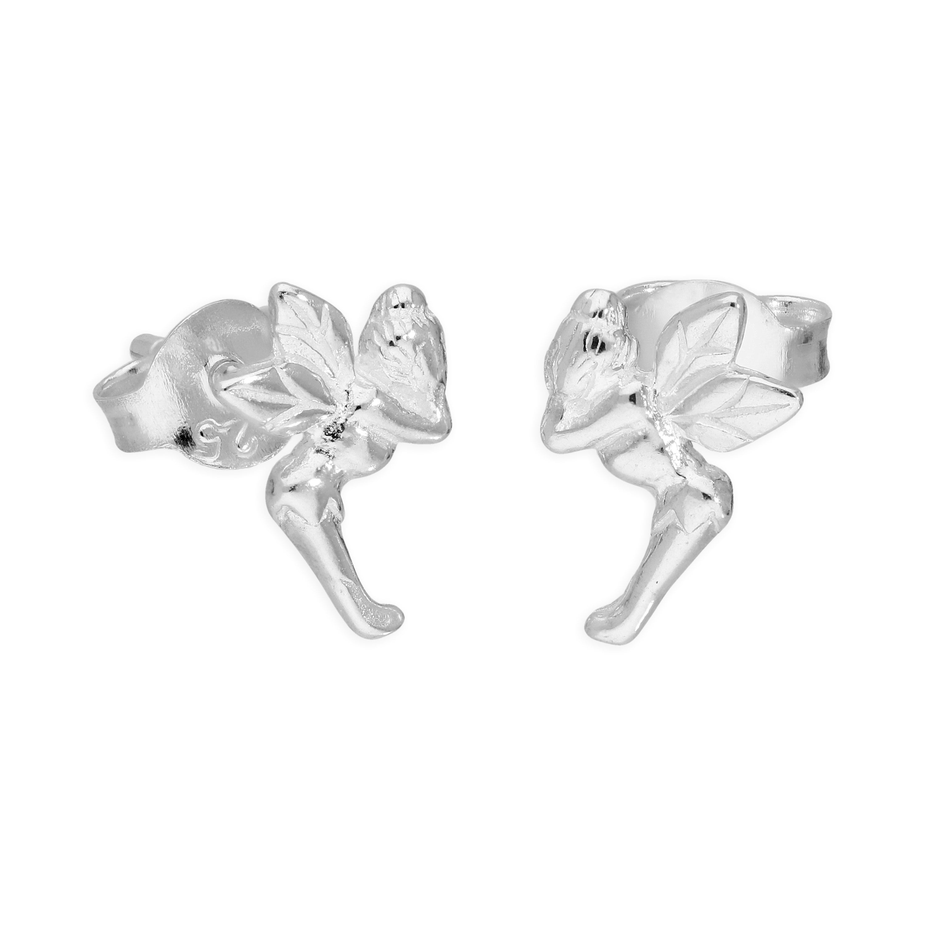 Sterlingsilber Kleine Fee Ohrstecker